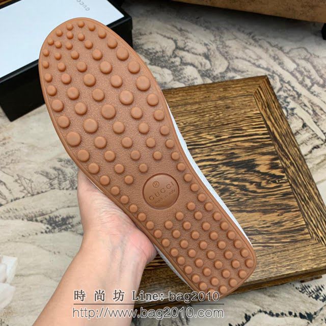 GUCCI男鞋 義大利頂級奢侈男鞋巨頭 2019新款 古馳男士休閒皮鞋 Gucci頂級牛皮男鞋  hdnx1353